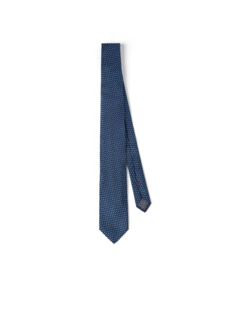 Brunello Cucinelli Brunello Cucinelli Silk necktie in Denim at Nordstrom