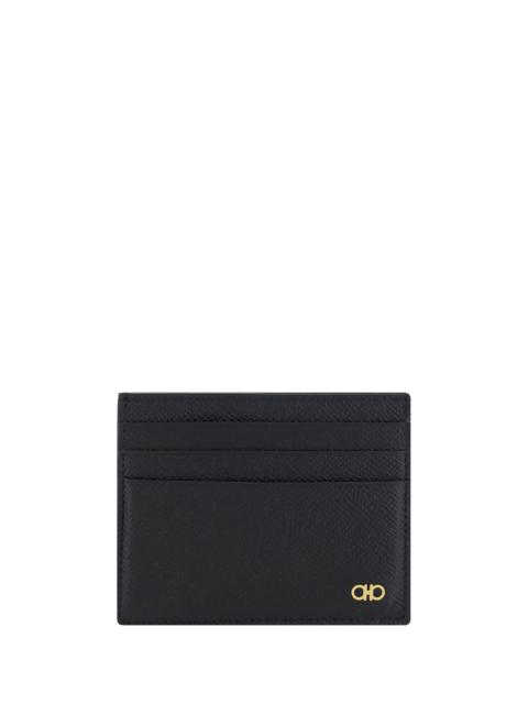FERRAGAMO Ferragamo Leather Card Holder