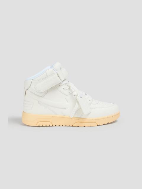 Off-White Out of Office leather high-top sneakers
