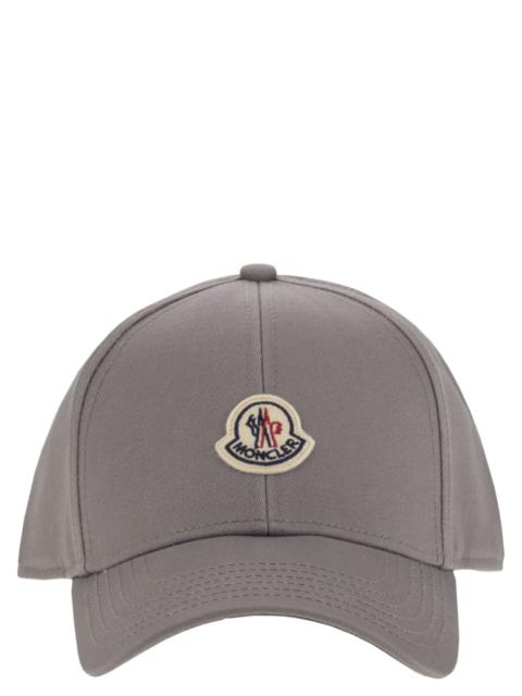 Moncler Men Cotton Gabardine Baseball Cap