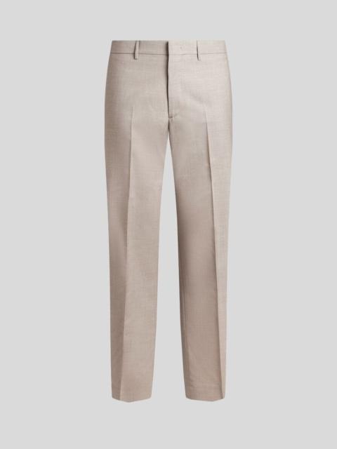 Etro SLUB WOOL-BLEND TROUSERS