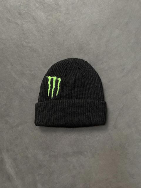 Other Designers Japanese Brand - Rare Monster Energy Drink Black Beanie Hat OS