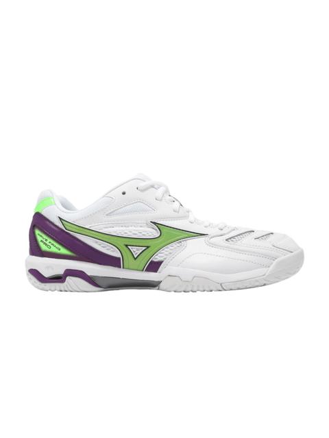 Mizuno Wave Fang Pro 'White Purple Green'