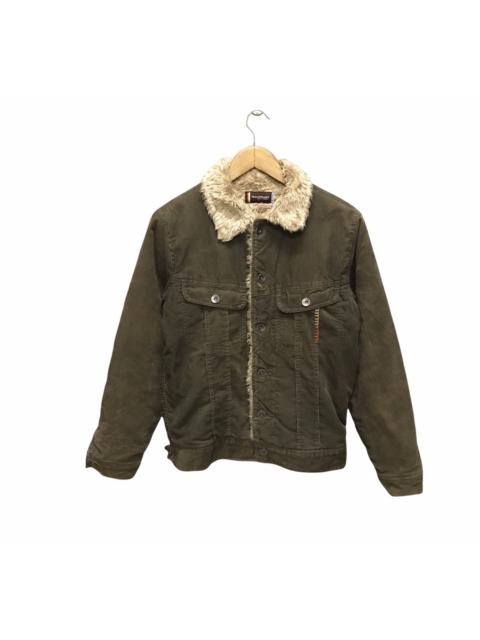 Other Designers Vintage - T&C trucker corduroy sherpa jacket
