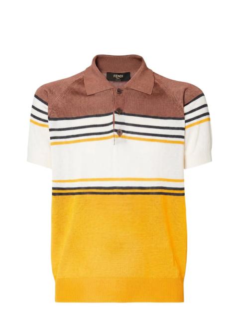 FENDI Fendi Men Polo Maxi Stripes