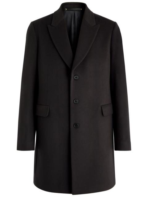 Wool and cashmere-blend coat