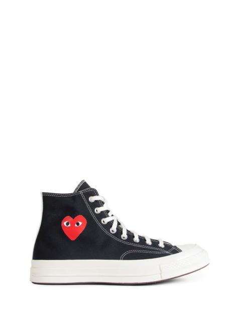 Comme des Garçons PLAY Small Red Heart Hi Top Sneakers