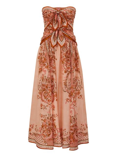 Zimmermann ASTER SCARF MIDI DRESS