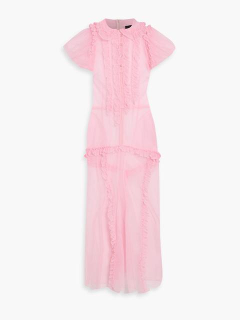Simone Rocha Ruffled tulle midi dress