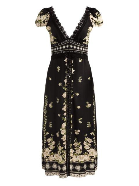 Alice + Olivia ROSE MIDI DRESS