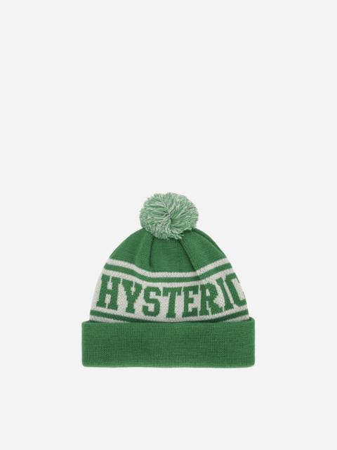 Hysteric Glamour Hysteric Logo Beanie Green