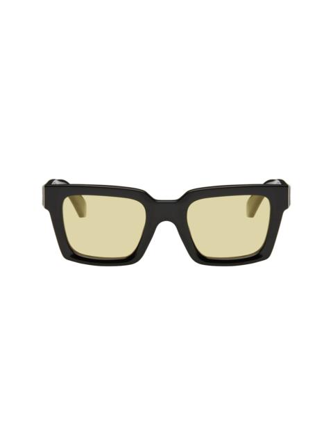 Off-White Black & Yellow Clip-On Sunglasses