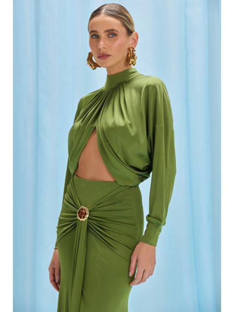 PatBO INTENSITY JERSEY CUT OUT TOP