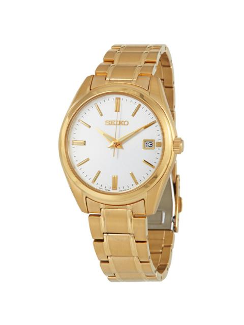 Other Designers Seiko Quartz White Dial Men's Watch SUR314P1