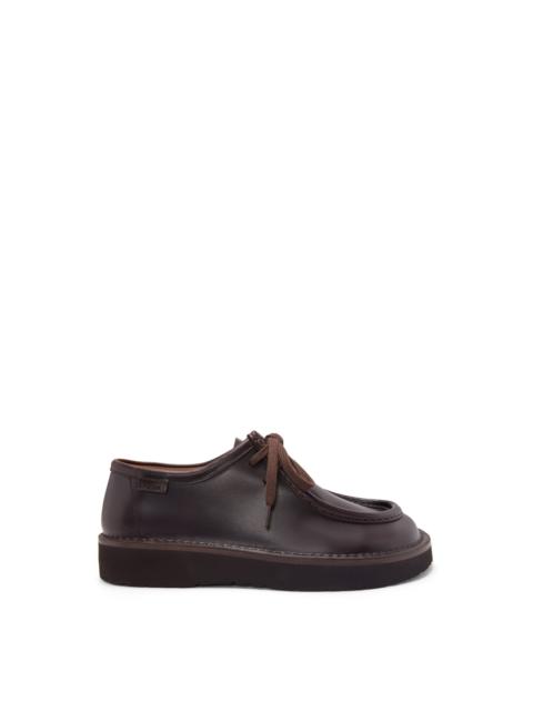 Faro lace up in pull-up calfskin