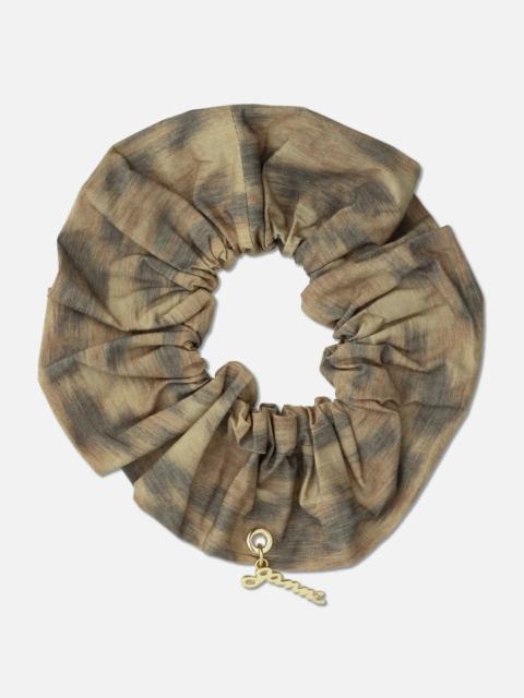 GANNI PRINTED IKAT SCRUNCHIE