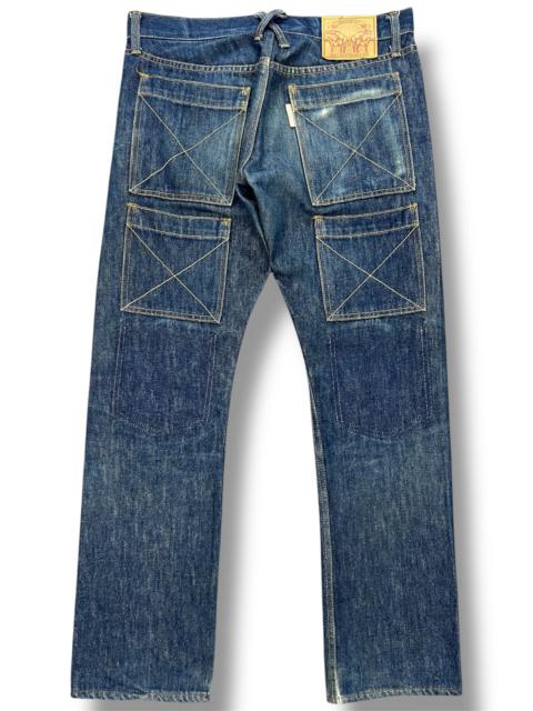 20471120 Hyoma Double Sex Dirty Distressed Denim