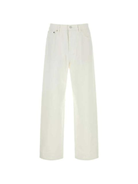 Jil Sander Jil Sander Men White Denim Jeans