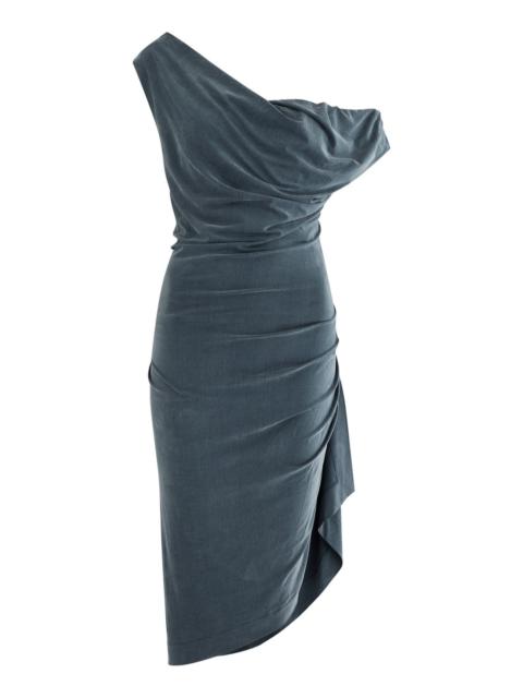 Vivienne Westwood Ginnie Gathered Washed Jersey Dress