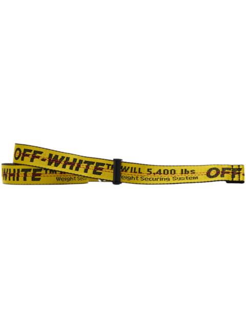 Off-White OFF-WHITE Mini Industrial Belt (SS19) Yellow/Black
