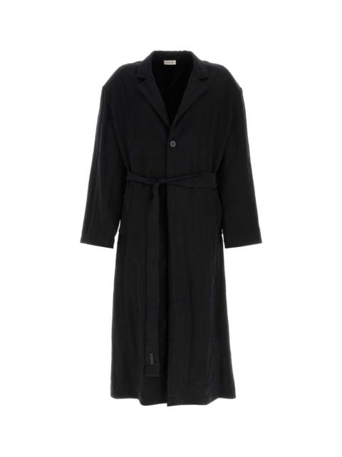 Fear of God Fear Of God Men Black Lyocell Blend Trench Coat
