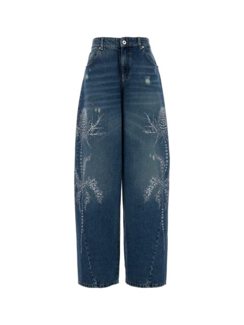 Blumarine Denim Wide-leg Jeans
