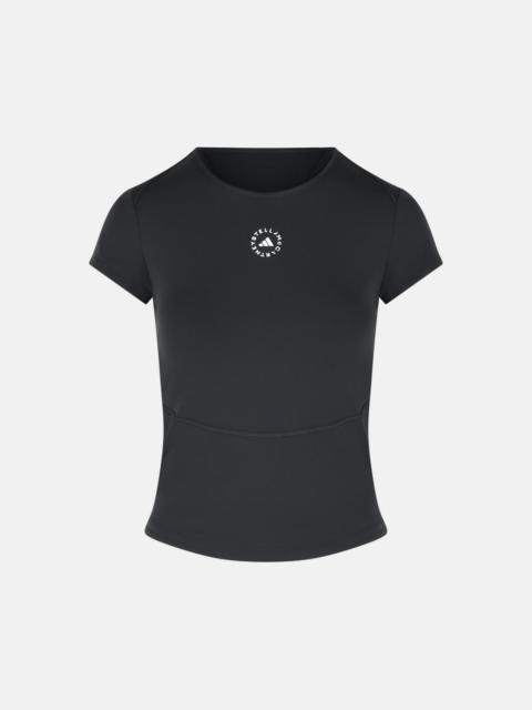 adidas 'TPR' BLACK POLYAMIDE BLEND T-SHIRT