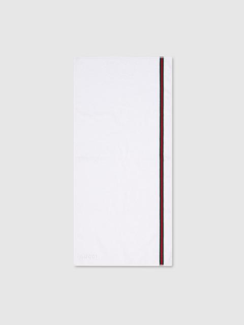 GUCCI Cotton blend sports towel with Web
