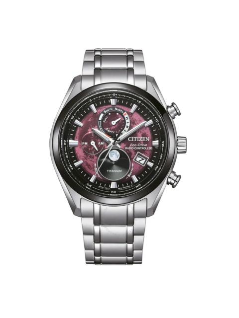 Citizen - Citizen Tsuki-yomi A-T Eco-Drive Perpetual Red Dial Men's Watch BY1018-80X