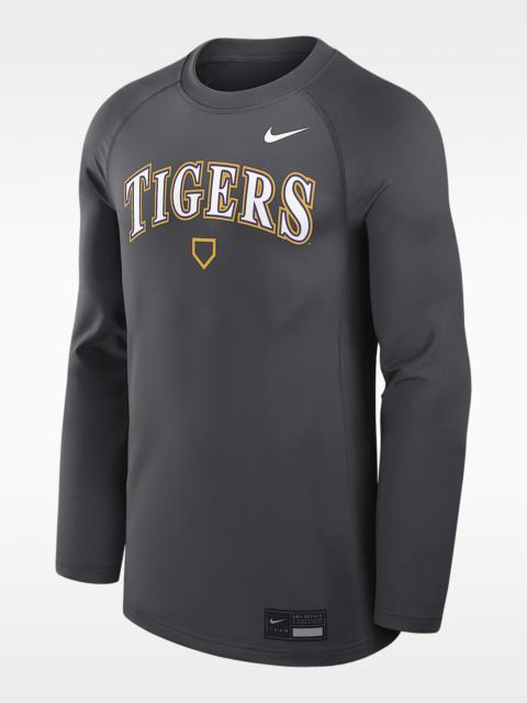 Nike LSU Dugout Game Time Men's Nike Dri-FIT College Long-Sleeve T-Shirt