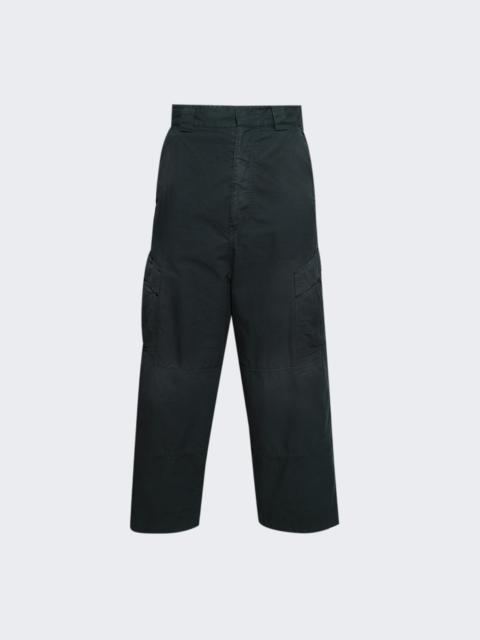 BALENCIAGA Large Cargo Pants Forest Green