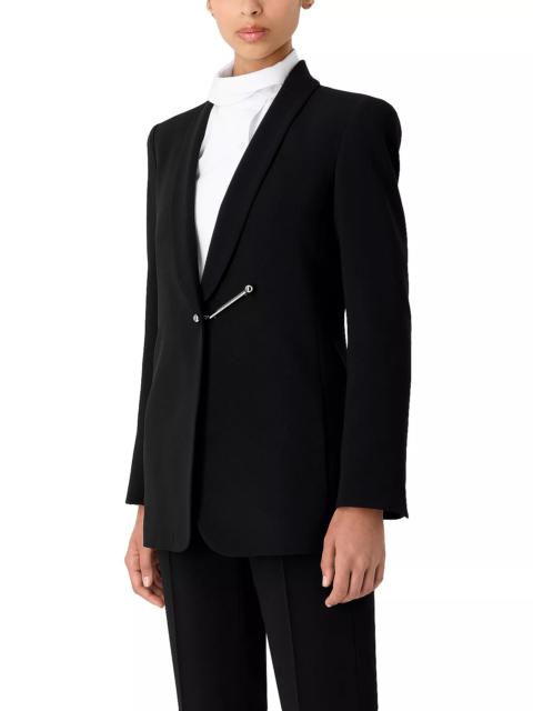 EMPORIO ARMANI Bar Piercing Shawl Lapel Blazer