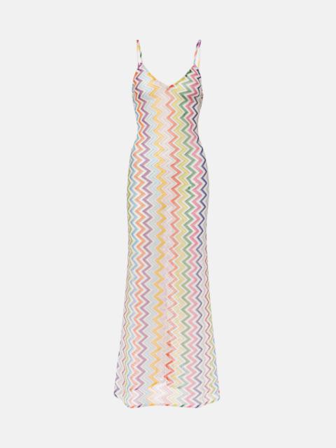 Missoni Zigzag open-back maxi dress
