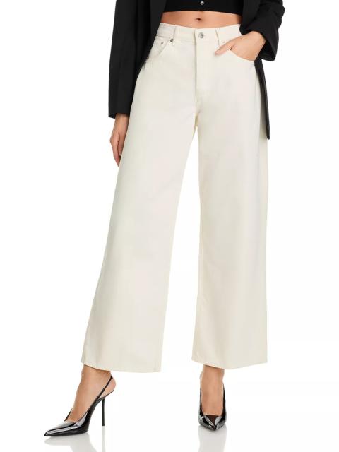 ANINE BING Manon High Rise Jeans in Ecru