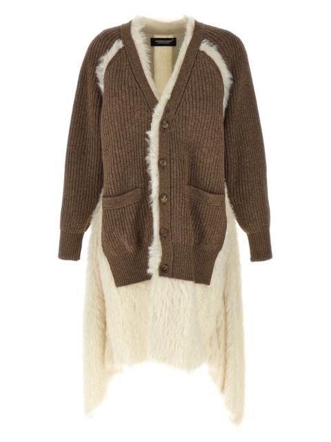 UNDERCOVER Two-material cardigan