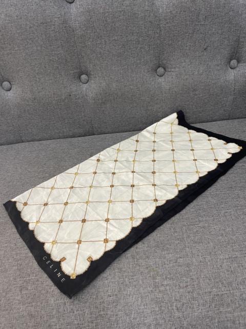 CELINE Celine wording pocket square/bandana