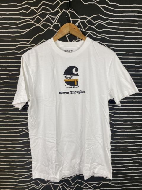 Carhartt Carhartt WIP "Warm Thoughts" Mascot Logo Tee - White