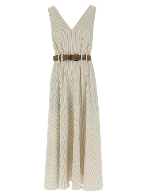 Brunello Cucinelli Women Precoius Shoulder Detail Dress