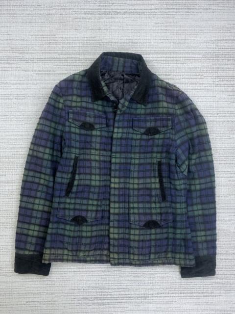 Other Designers Japanese Brand × Takeo Kikuchi × Vintage - Vintage Takeo kikuchi Multicolour Checked Multipocket Jacket