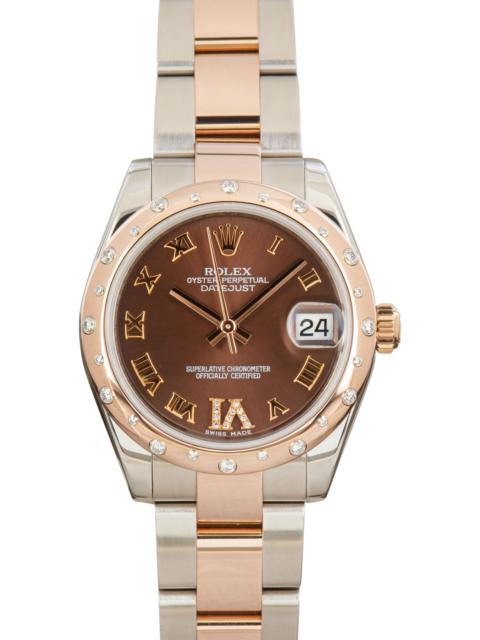 ROLEX Rolex Datejust 31 Ref 178341 Steel & Everose Gold