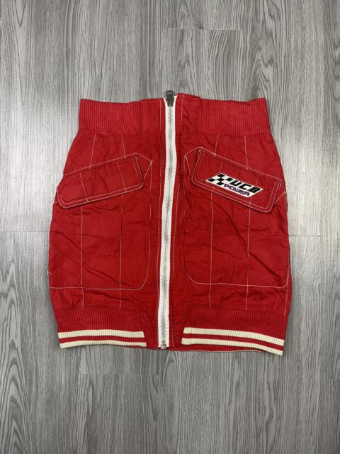 Other Designers United Colors Of Benetton - Vintage Red UCB Formula racing skirt