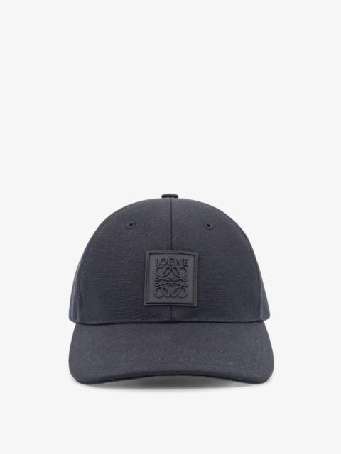 Loewe Loewe Men Cotton Hat With Rubber Anagram Logo Patch