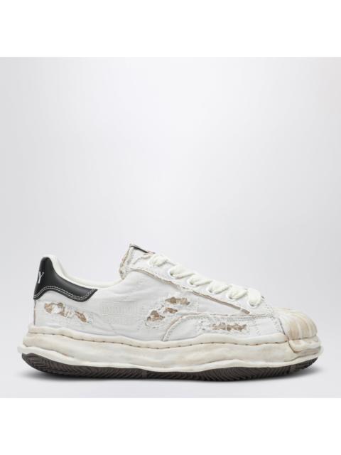 Maison MIHARAYASUHIRO Maison Mihara Yasuhiro Blakey Sneakers In White Canvas With Worn Effect Men