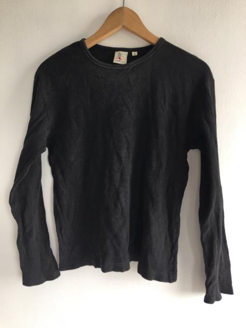 Other Designers Vintage - Vintage Avirex Long Sleeve Shirt Black