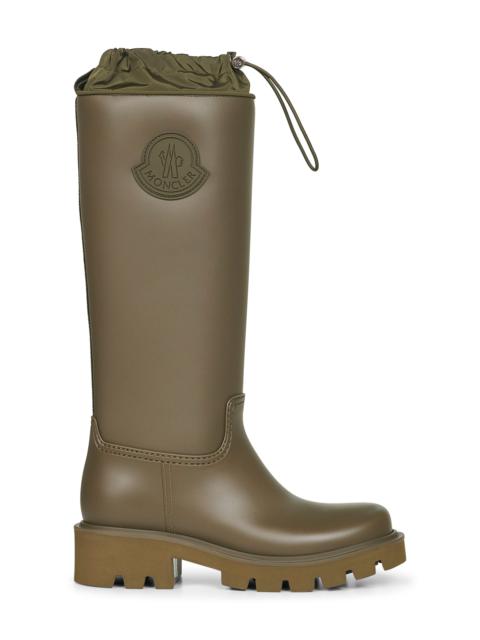 Moncler Moncler Women Olive Green Kickstream High Rain Boots