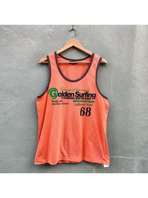 Surf Style - Pino Bazzo Golden Surfing Tank Top