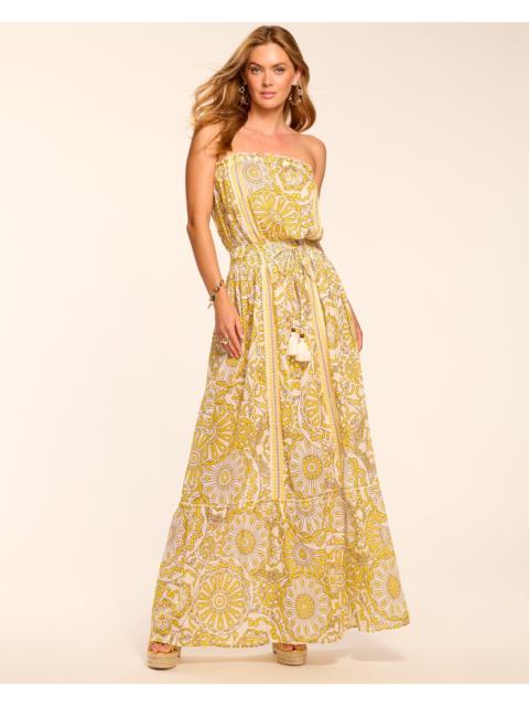 RAMY BROOK Nadine Cotton Strapless Coverup Maxi Dress