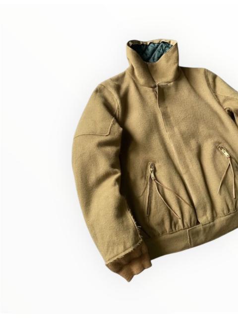 UNDERCOVER Undercover harrington wool jacket army style
