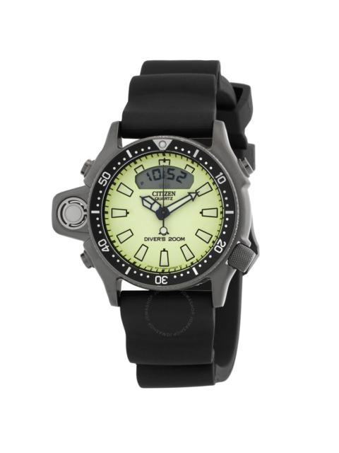 Citizen - Citizen Promaster Aqualand Quartz Analog-Digital White Dial Men's Watch JP2007-17W