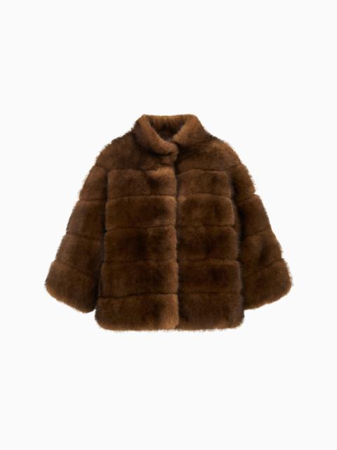 LoveShackFancy Gelman Faux Fur Jacket